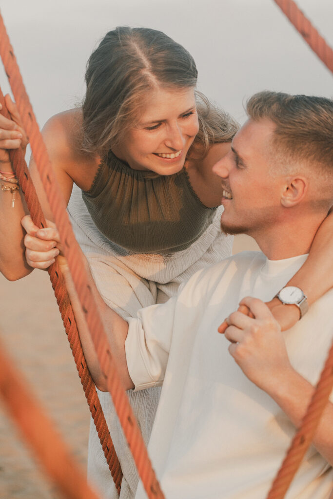 fotos pareja en la playa