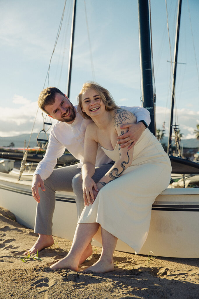 proposal Barcelona sunset