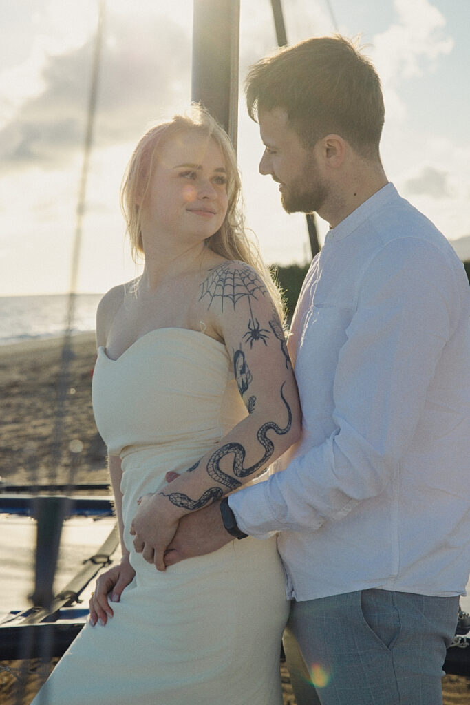 proposal Barcelona sunset