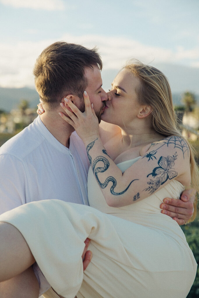 romantic proposal Barcelona